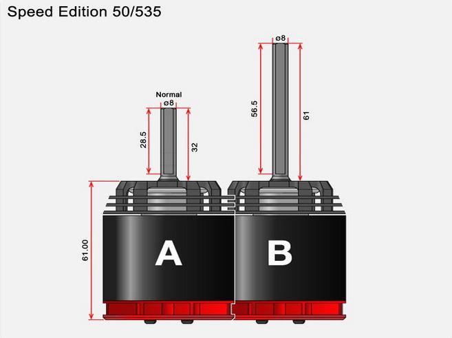 Xnova 50xx speed shafts