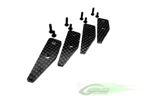 Carbon Fiber Landing Gear Stiffener - Goblin 630/700/770