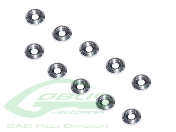 Aluminum Finishing Washer M2.5 (10pcs) - Goblin 500/570