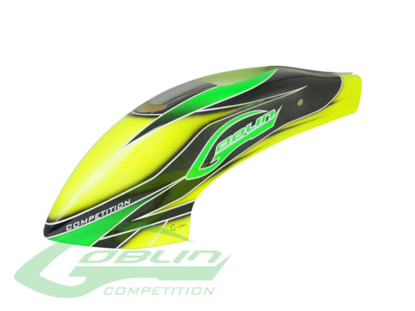 Canomod Airbrush Canopy Yellow/Green - Goblin 630 comp