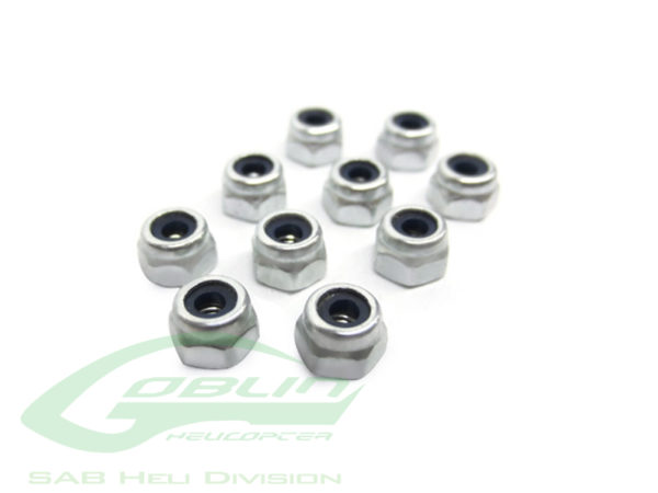 Metric Hex Locknut Nuts M4 H5 (10pcs)