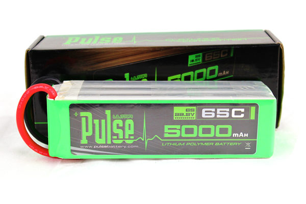 Pulse LiPo 5000mAh 22.2V 65C- Ultra power series