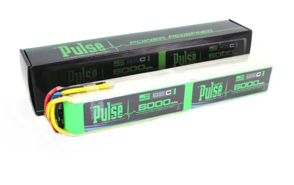 Pulse LiPo 5000mAh 44.4V 65C STICK VERSION