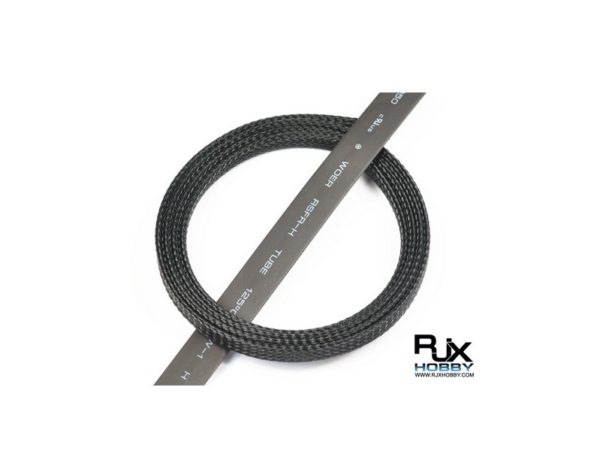 Servo Wire Braided Sleeving Wrap Color Black