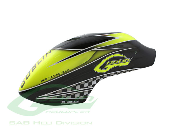 Canomod Airbrush Canopy SAB Yellow/Carbon - Goblin 570