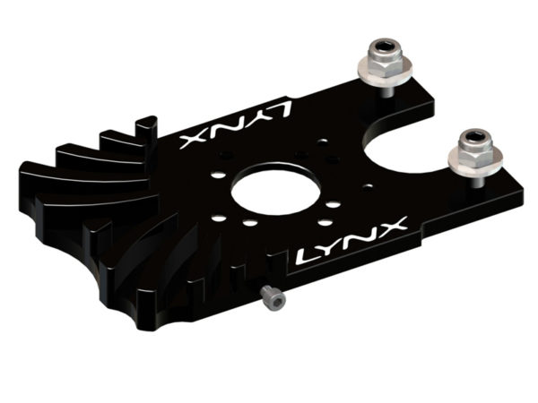 Cooled Motor Mount - Black - Goblin 500