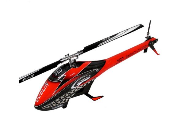 Goblin 380 Red/Black Kit w/blades