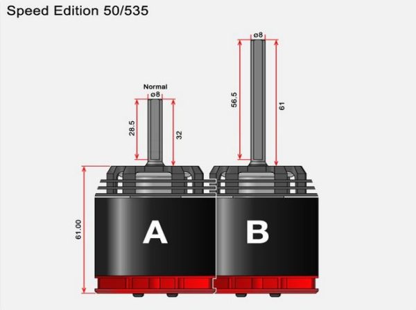 Xnova XTS 50XX - Shaft Type A (32mm x 08mm)