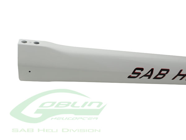 Carbon Fiber Tail Boom White - Goblin 500 Sport