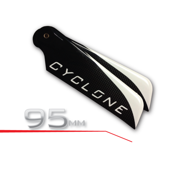 Cyclone 95mm Carbon Fiber Tail blades