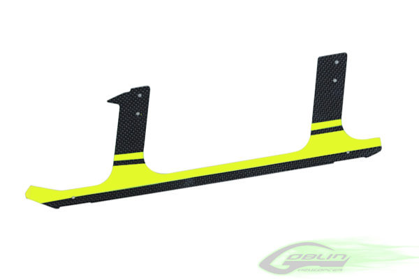 Carbon fiber landing gear - Yellow (1pcs) - Goblin 700
