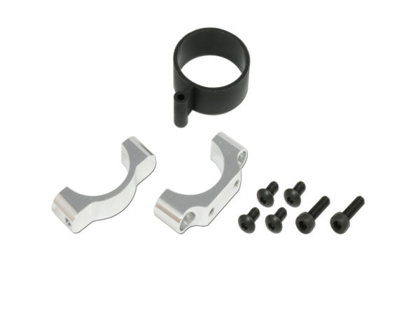CNC Tail Support Clamp (Silver anodized)