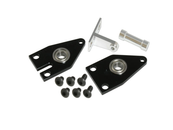 X5 CNC Tail Frame Set (Embed) (Black anodized)