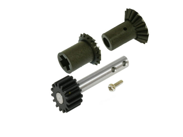 Front drive gear set and Pulley Shaft with Steel Gear (15T)