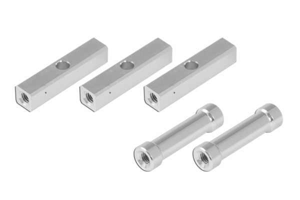 Square Post w/3mm middle hole (5x5x23.5mm) and Round Post (3x4.8x23.5mm)