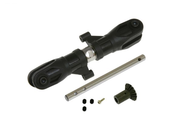 X5 Tail Hub and Grip Assembly and Tail Output Shaft bevel gear set