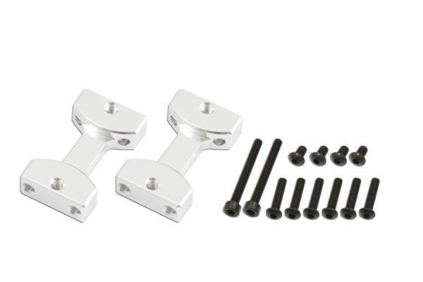 X7 CNC Landing Gear Mount (Silver anodized)