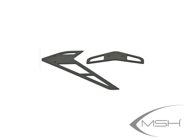 Carbon Fiber Tail Fin Set - Mini Protos