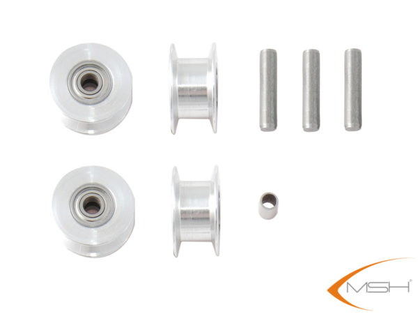 Aluminum Pulley Set and bearings - Protos 500