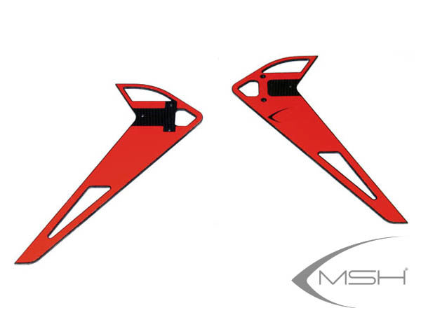 MSH Vertical Fin Stickers Orange