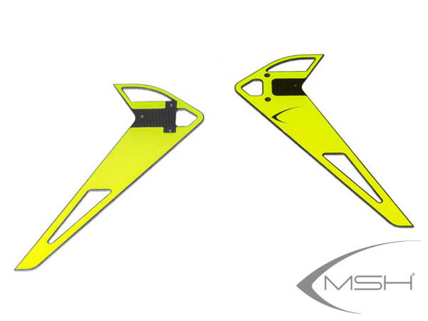 MSH Vertical Fin Stickers Yellow