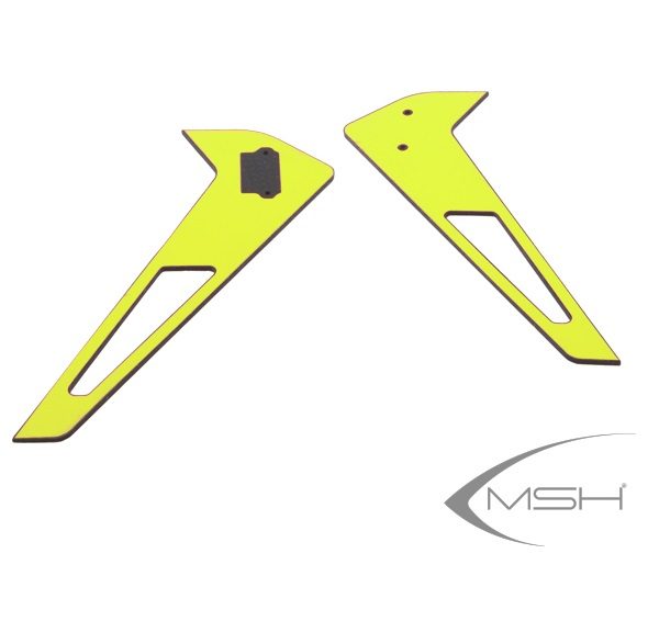 Vertical tail fin sticker - Yellow