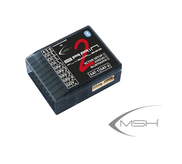 Brain2 Flybarless System with Integrated Bluetooth