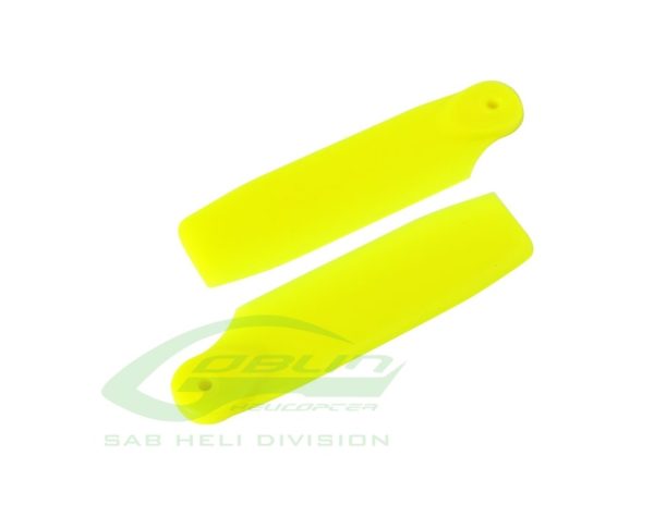 Yellow Plastic Tail Blade 50mm