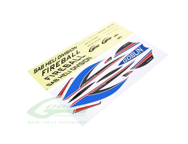 Sticker Fireball Blue