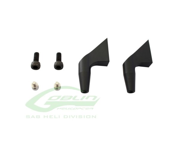 Aluminum Main Blade Grip Arm (New Design) Matt Black