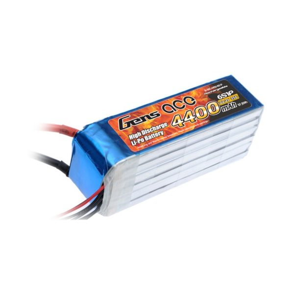 Gens Ace LiPo 4400mAh 65C 22.2V (EC5 Plug)