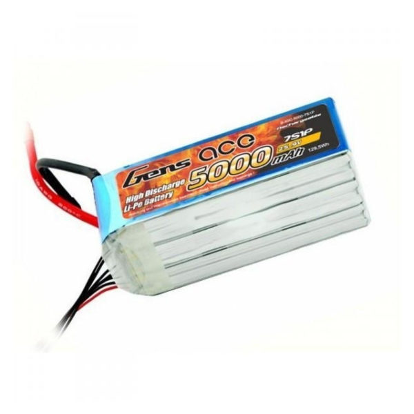 Gens Ace LiPo 5000mAh 7S 60C 25.9V (EC5 Plug)