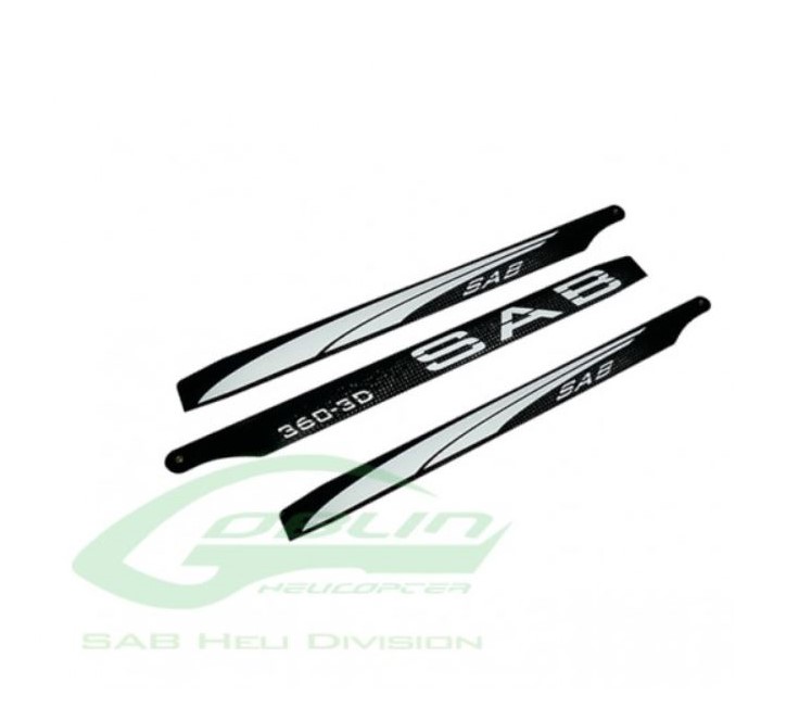 Blackline - 360mm Main Blades (3 Blade set) - Zen RC