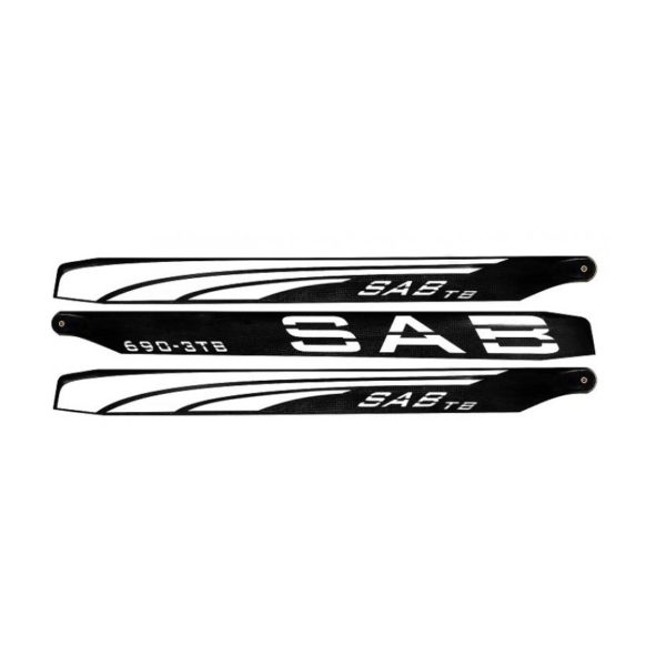 Thunderbolt Sport - 690mm Main Blades (3 Blade Set) **Discontinued**