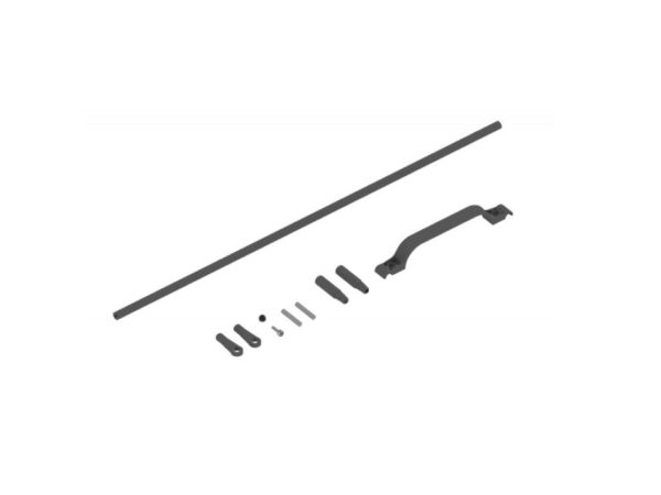 Carbon control rod for tail LOGO 550