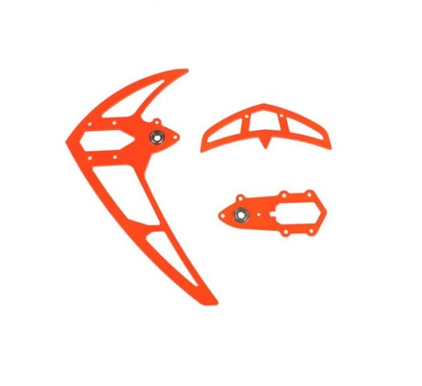 Fin set neon red LOGO 550/600/690 SX