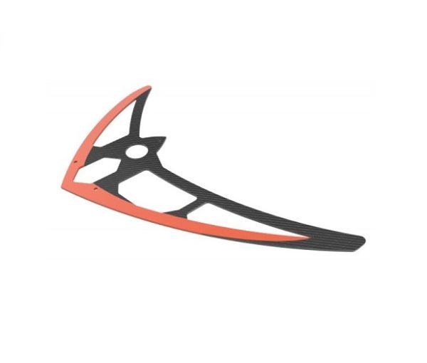 Vertical fin carbon neon-orange LOGO 700