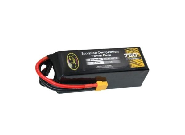 Scorpion Power 3400mAh 75C 22.2V 6S