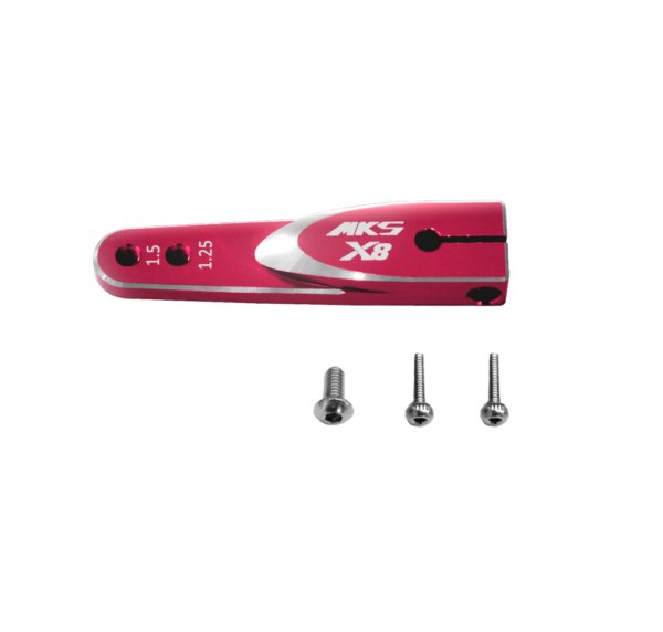 MKS Metal Servo Horn - Single Red