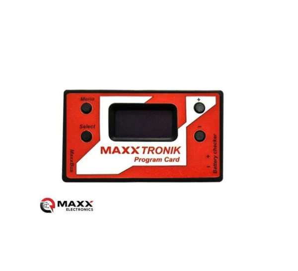 MAXX Flybarless Program Card/Battery Voltage Checker