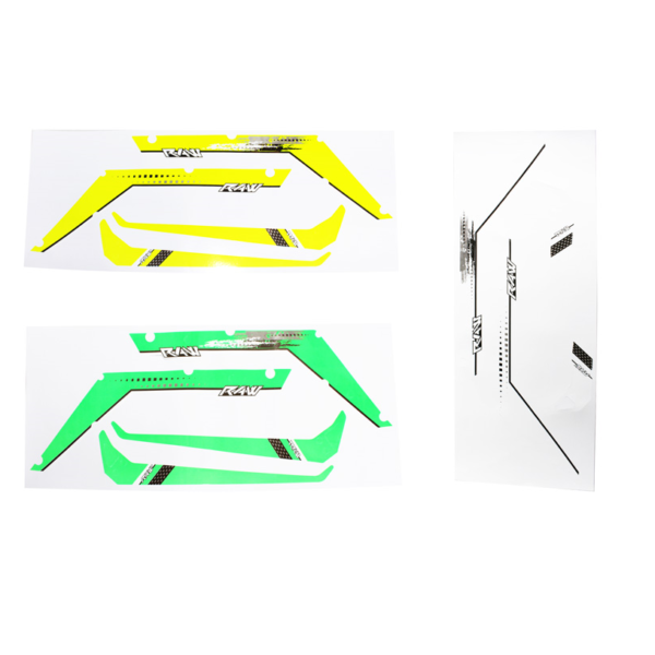 Yellow/Green/White Stickers