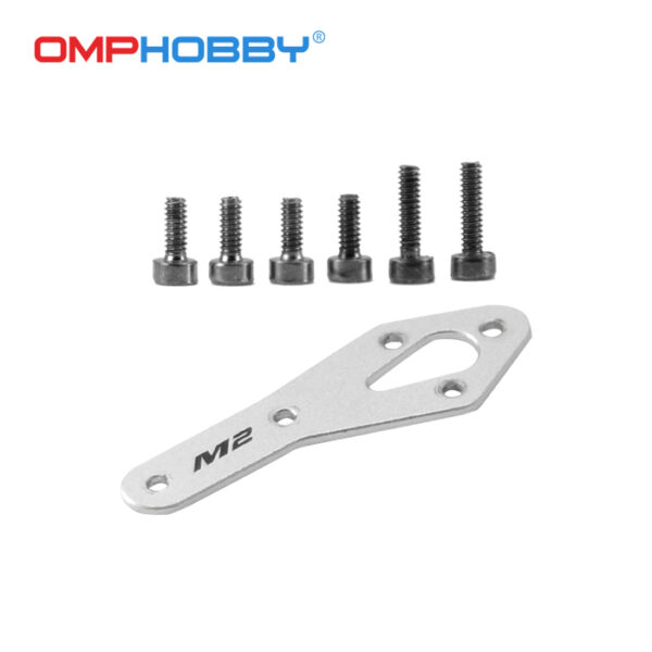 M2 EVO - Tail Motor Reinforcement Plate set Silver