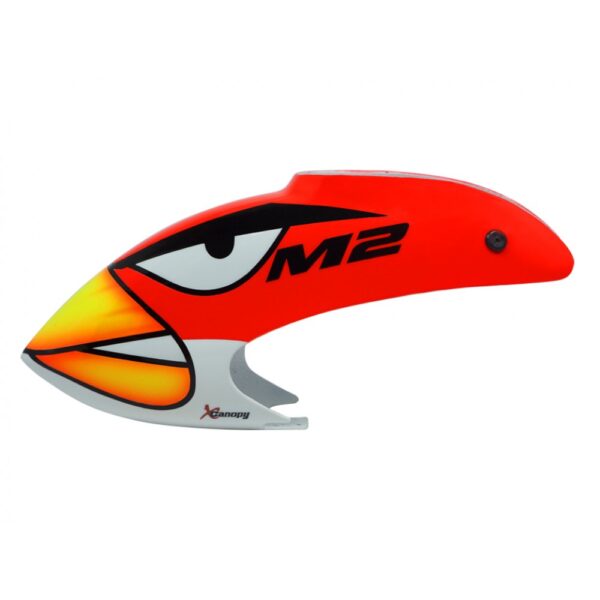 XCanopy Airbrush Fiberglass Angry Bird Canopy - OMP Hobby M2 / EVO