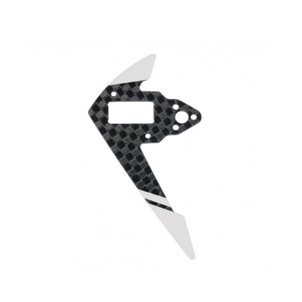 Carbon Fiber Vertical Fin - White