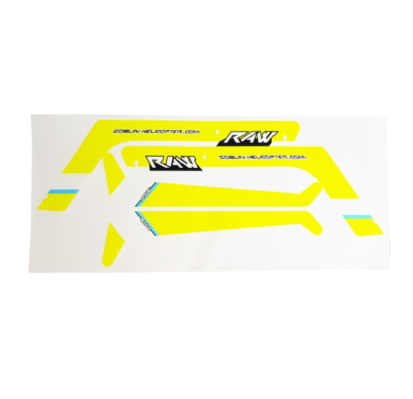 Sticker Set Yellow - Raw 500
